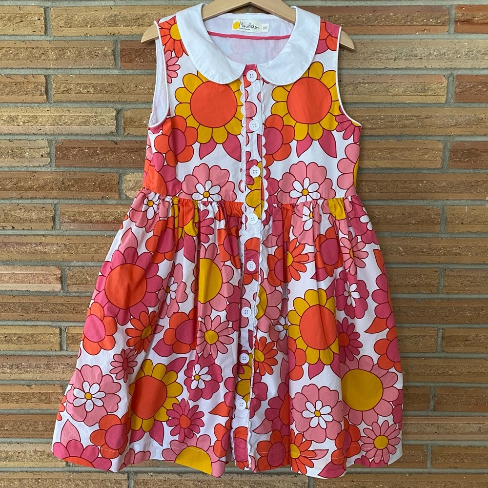 Mini Boden nostalgic collared dress 8-9